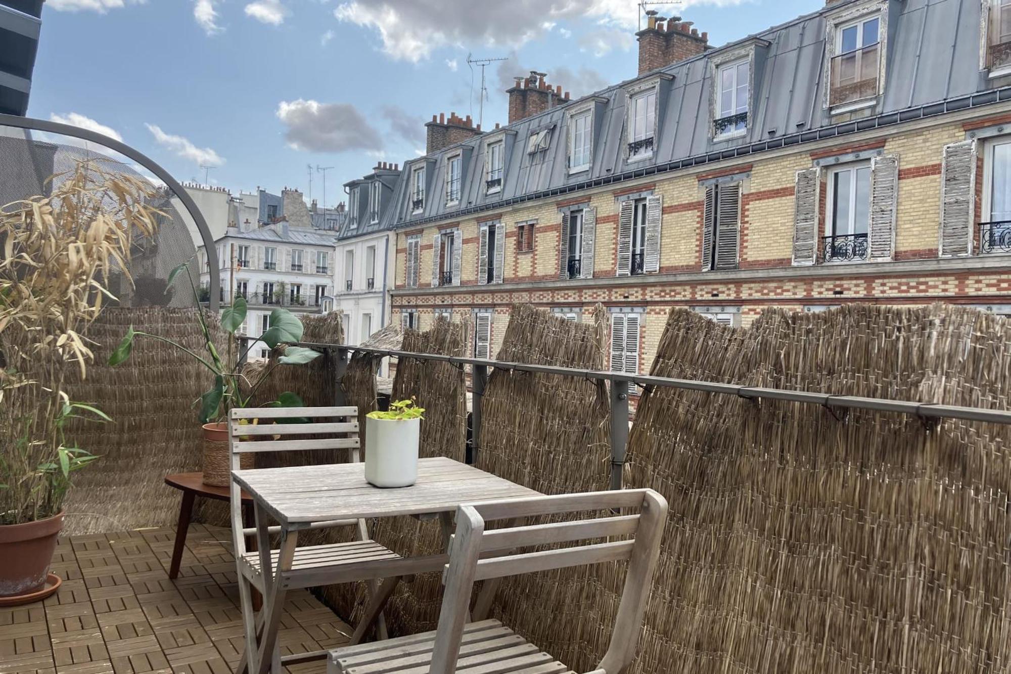 With Terrace Near Montmartre * Paris
